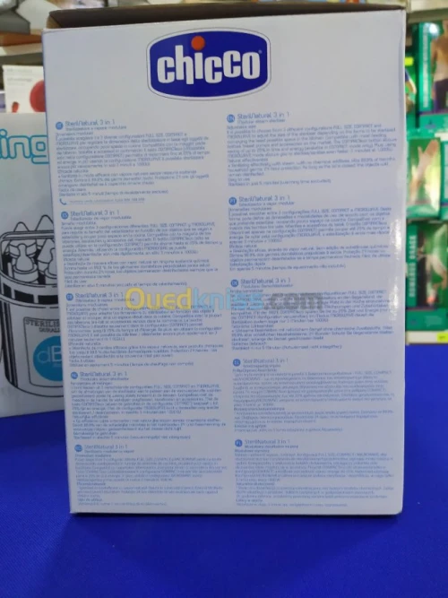 STERILISATEUR BIBERON CHICCO 3 en 1
