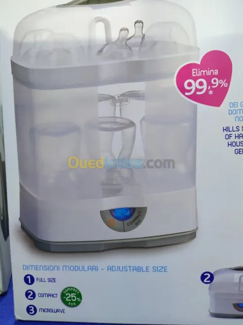 STERILISATEUR BIBERON CHICCO 3 en 1