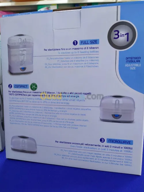 STERILISATEUR BIBERON CHICCO 3 en 1
