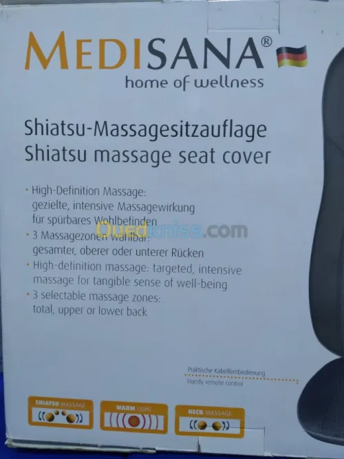 Siège massant et chauffant MCN MEDISAN