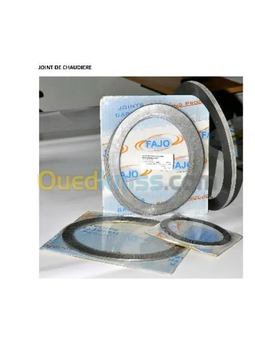 FABRICATION DES JOINTS 