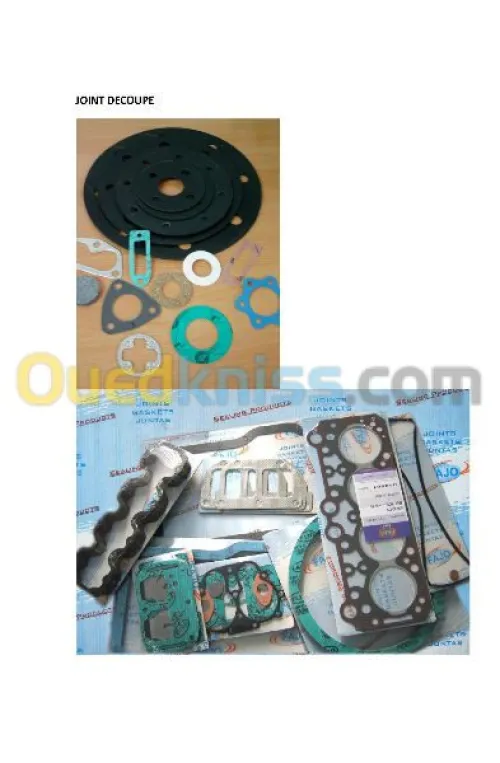 FABRICATION DES JOINTS 