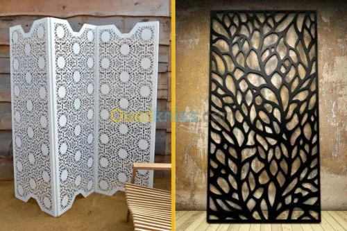 Decoupe moucharabieh  Forex aluco mdf 