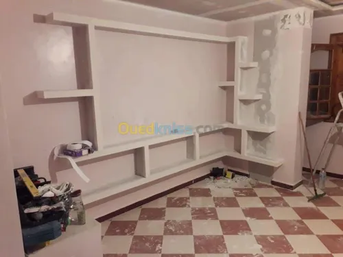 Placo platre simple et décoration 