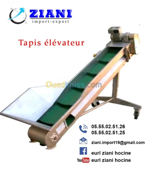 convoyeur a vis & granulé & tapis