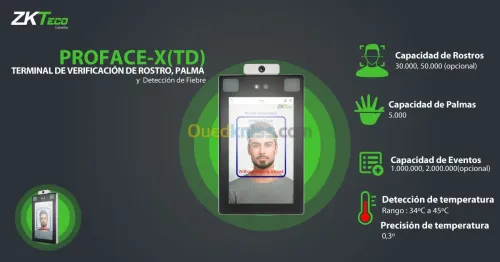 ProFace X-TD  faciale et température