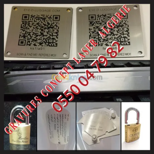 Gravure plaques 