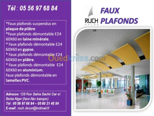 FAUX PLAFOND