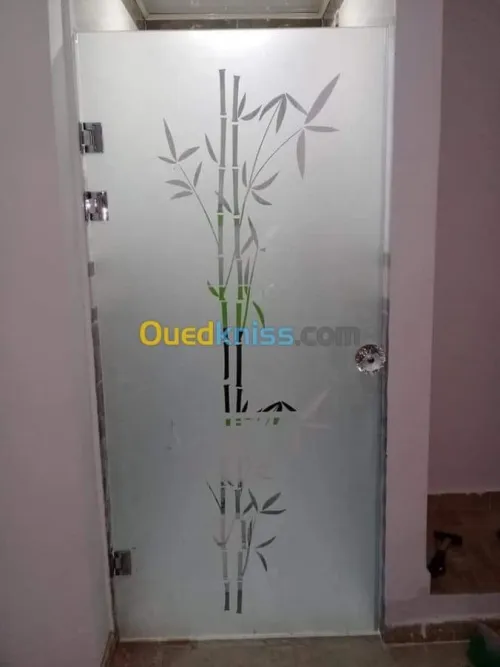 cabine vitrine en verre tremp
