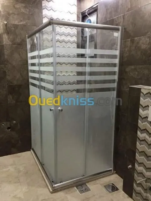 cabine vitrine en verre tremp