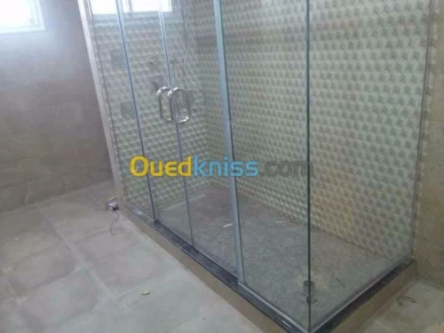 cabine vitrine en verre tremp