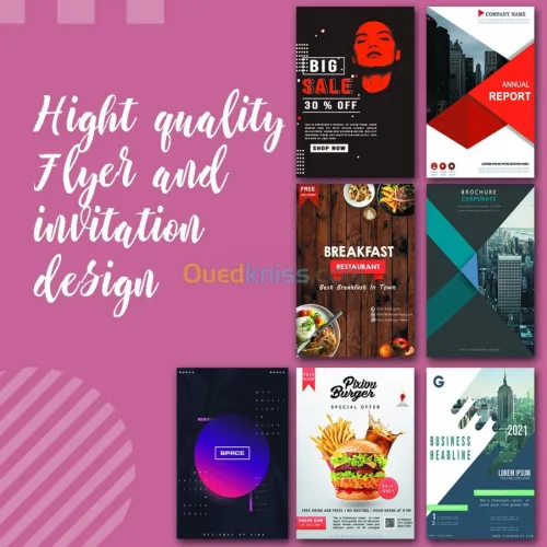 Je vais créer des flyers,des brochures