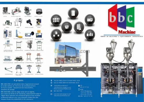 Vente de machines de conditionnement 