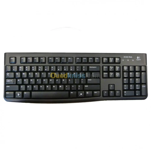 LOGITECH MK120 - COMBO CLAVIER + SOURIS FILAIRE USB, CONFORTABLE, RÉSISTANT, PLUG & PLAY - BLACK