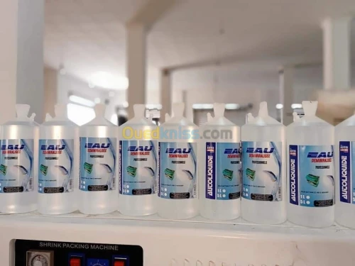 Eau distillée, Eau déminéralisée 