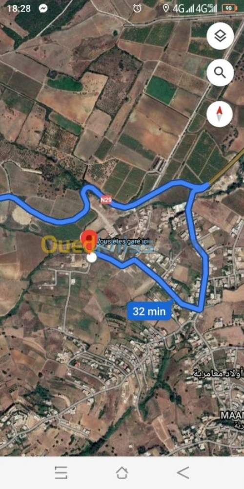 Vente Terrain Boumerdes El kharrouba