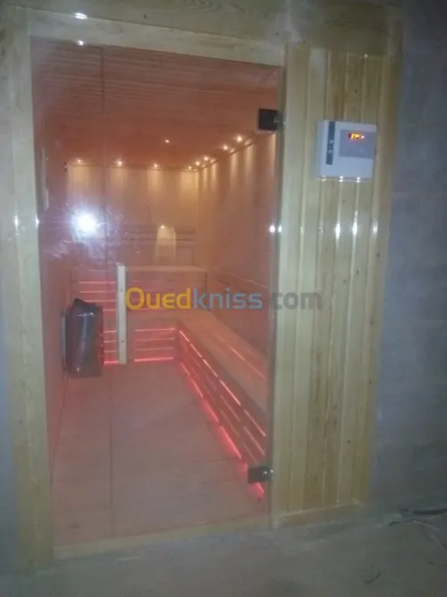 Saouna sur mesure fourniture poussée