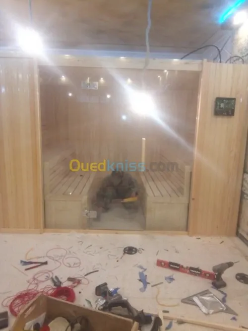 Saouna sur mesure fourniture poussée