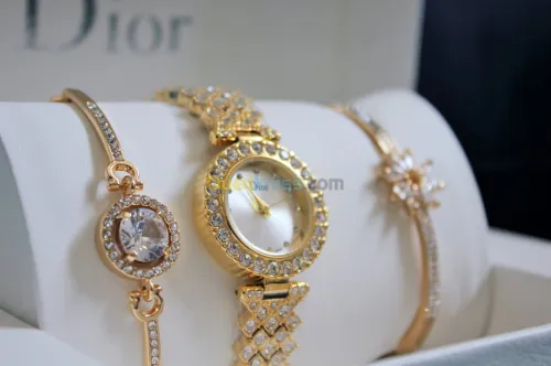 Super montre coffrets femmes DIOR Gold