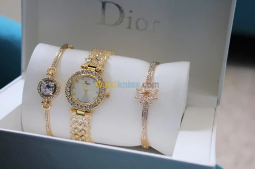 Super montre coffrets femmes DIOR Gold
