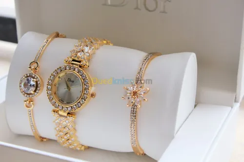 Super montre coffrets femmes DIOR Gold