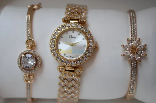 Super montre coffrets femmes DIOR Gold