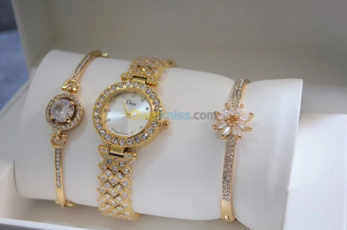 Super montre coffrets femmes DIOR Gold