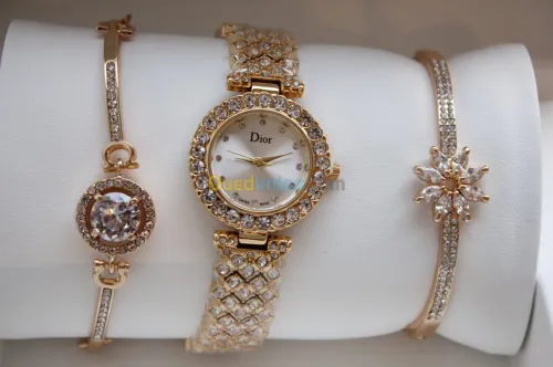 Super montre coffrets femmes DIOR Gold