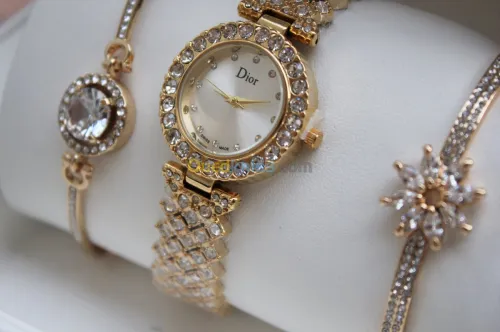 Super montre coffrets femmes DIOR Gold