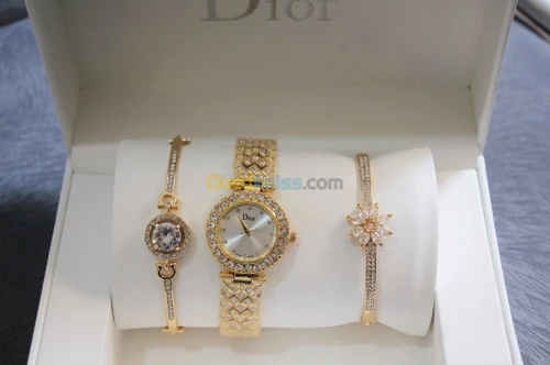 Super montre coffrets femmes DIOR Gold