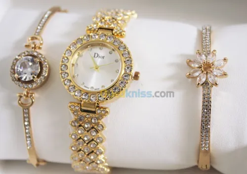 Super montre coffrets femmes DIOR Gold