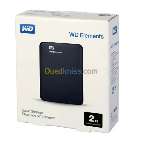 DISQUE DUR EXTERNE WD 1Tb 2Tb 4TB 