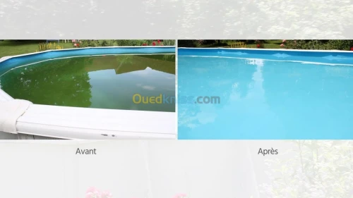 Nettoyage général piscine et entretien
