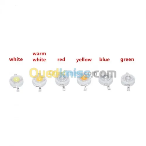 LED 3 W blanc /blanc chaud /rouge 5v arduino