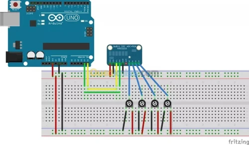 convertisseur analogique-numérique ADS1115 arduino 