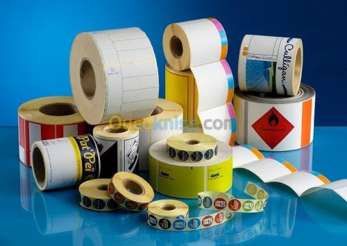 Edition d'etiquette adhesive  