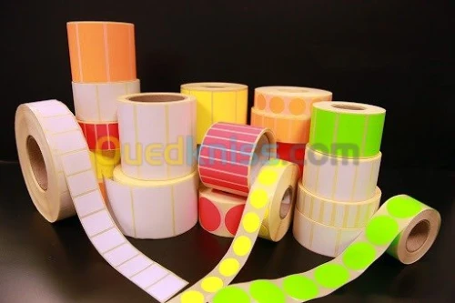 Edition d'etiquette adhesive  