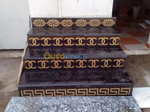 Transformation de marbre et granite 
