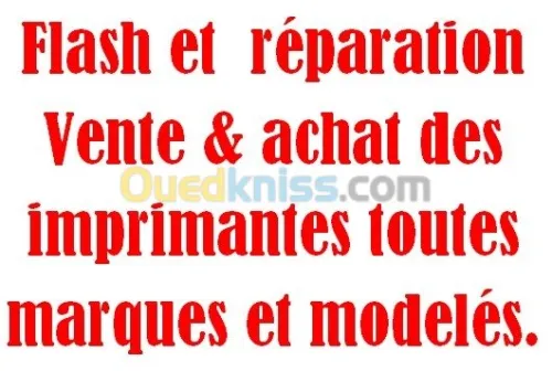 flash imprimantes et réparations 