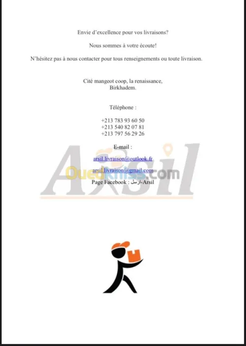 Livraison et transport