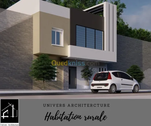 Architecture, Plan,3D,Rendu, Animation
