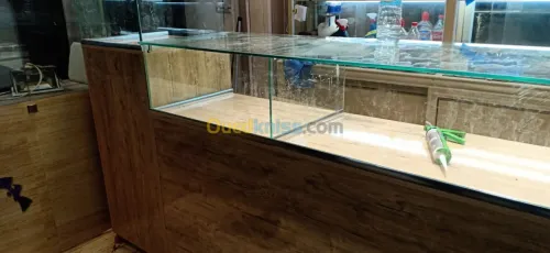 Montage alucobonde et verre trempe
