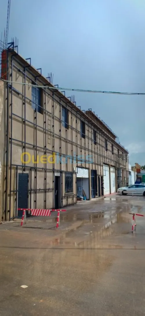 Montage alucobonde et verre trempe