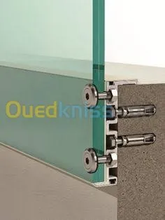 Montage alucobonde et verre trempe