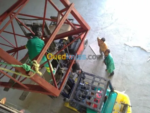 Fabrication des monte charge
