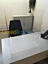 Vitre de protection anti-postillons 