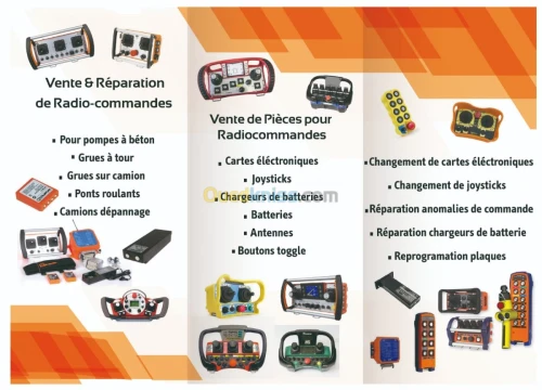 Vente et reparation Radiocommandes 