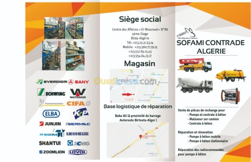 reparation tous types de pompe a beton
