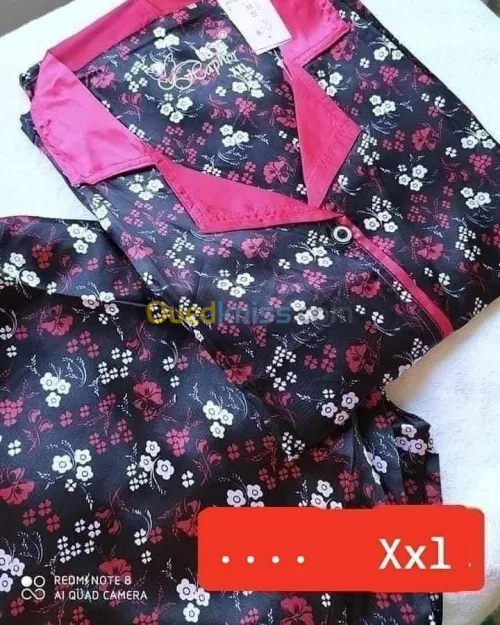Pyjamas satin soldé 1000DA
