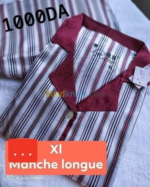Pyjamas satin soldé 1000DA